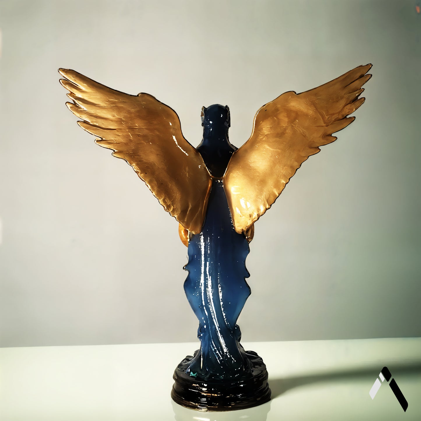 Angelic Goddess With Gold Wings