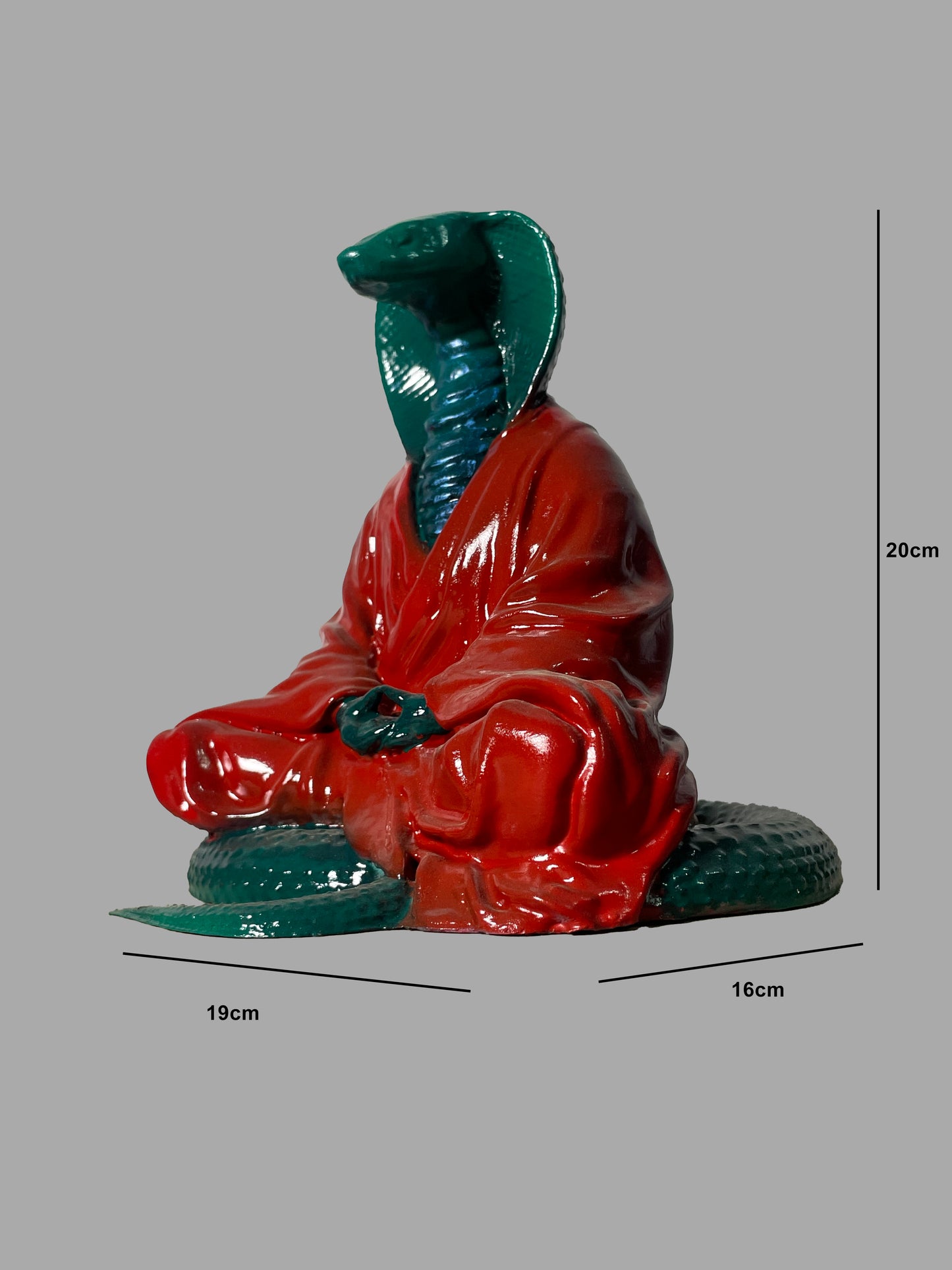 Meditating Snake Buddha Sculpture