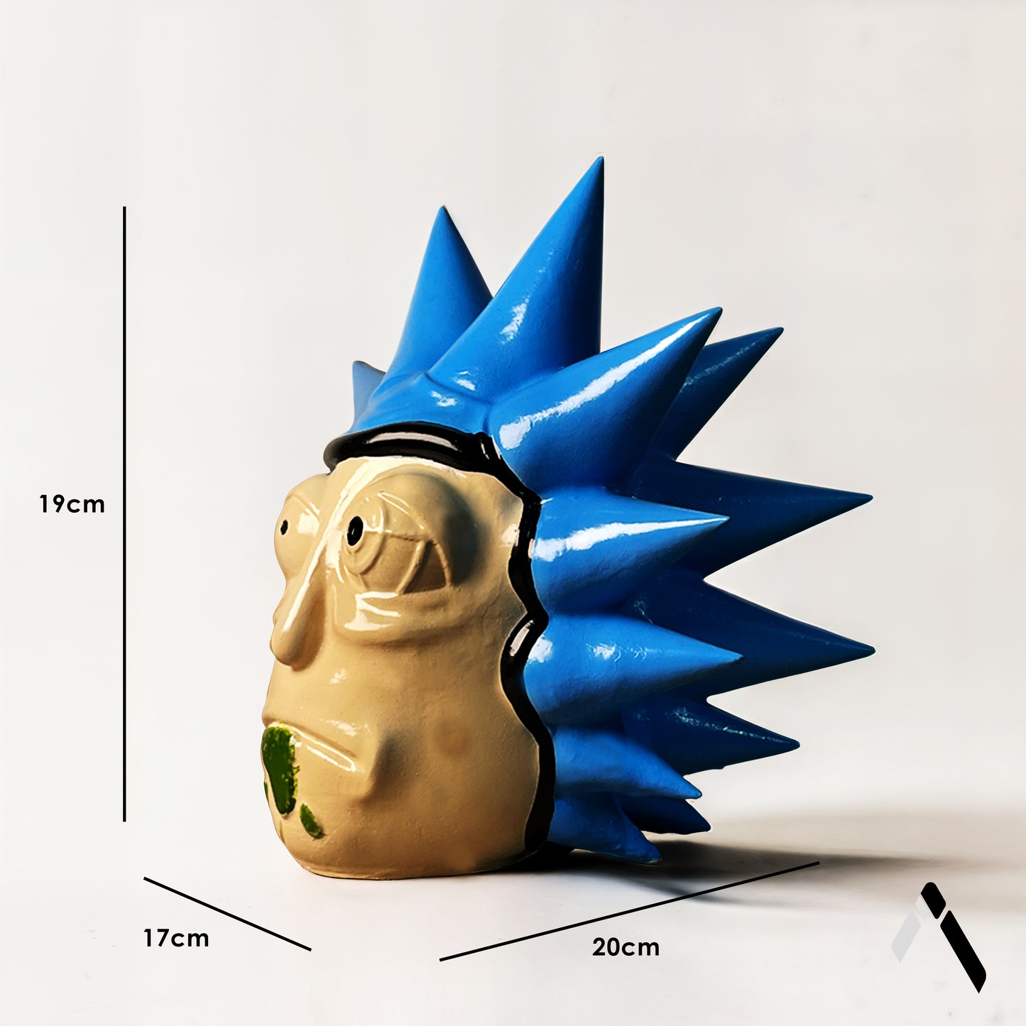 Rick Sanchez from Rick and Morty Head