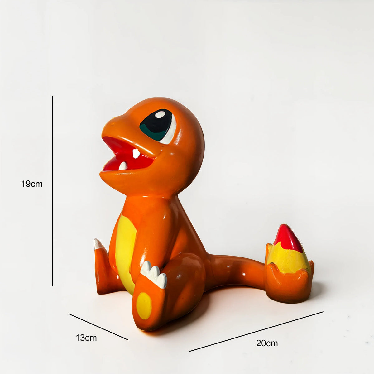 Charmander Figurine | Glossy Orange Finish | Pokemon Collectible India