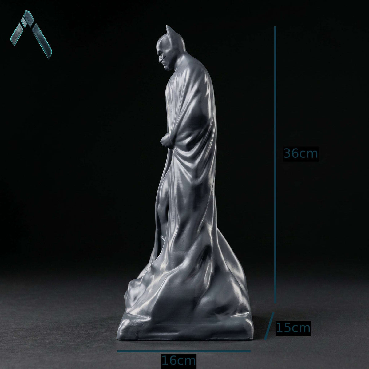 Batman Standing Figure Sculpture | Matte Grey Resin | DC Collectible India