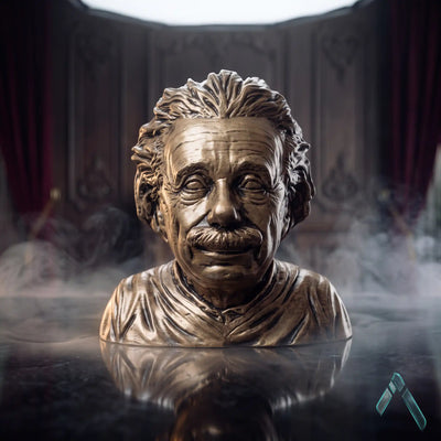 Albert Einstein Bust Sculpture | Antique Bronze Finish | Science Legend Collectible India