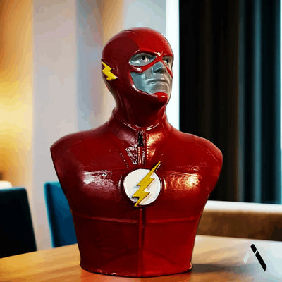The Flash Bust Sculpture | Gloss Red Suit | DC Superhero Collectible India