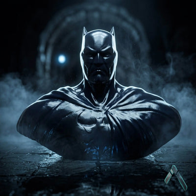 Batman Dark Knight Bust Sculpture | Glossy Premium Resin | DC Collectible