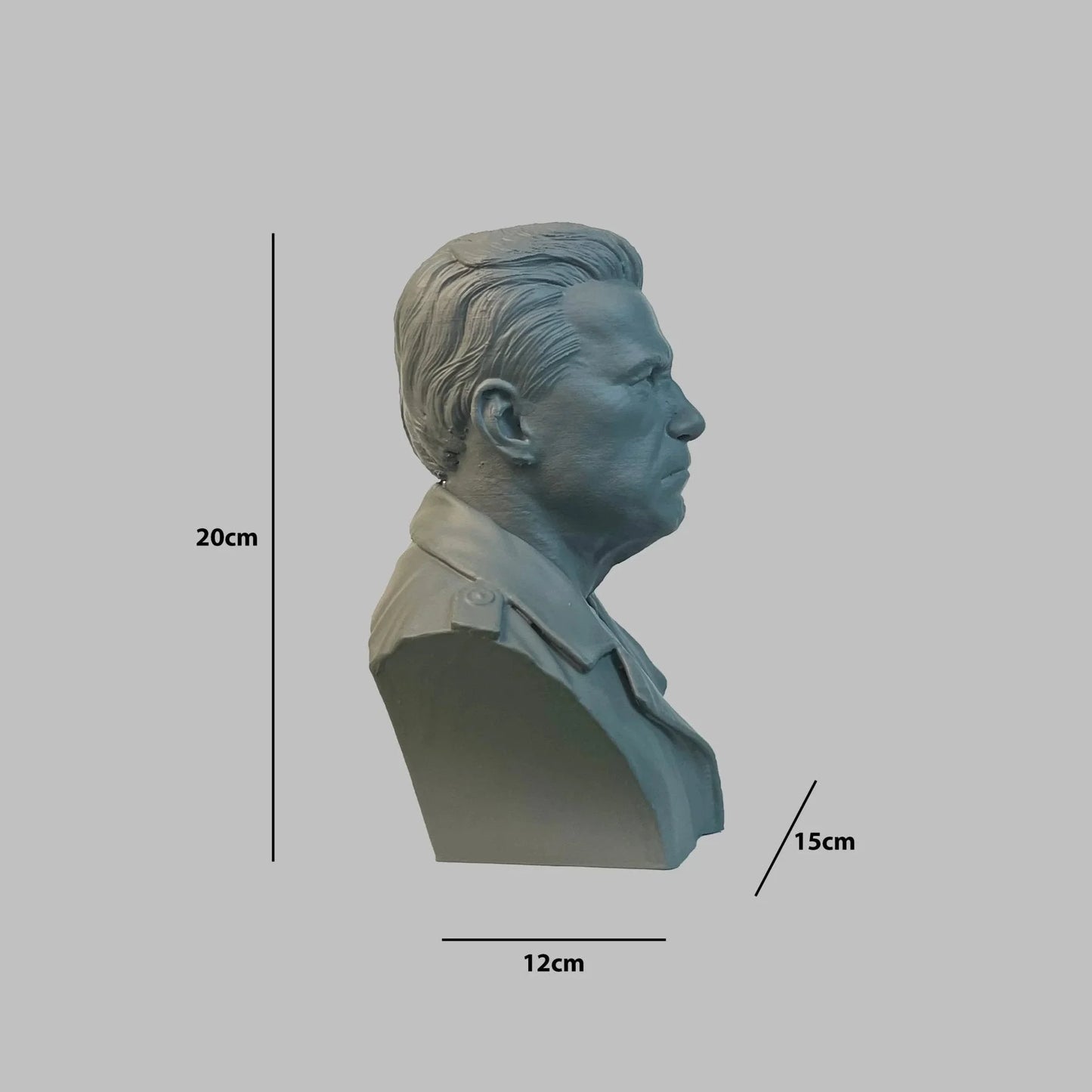 Terminator Genisys Arnold Bust Sculpture | Matte Stone Finish | Collectible India