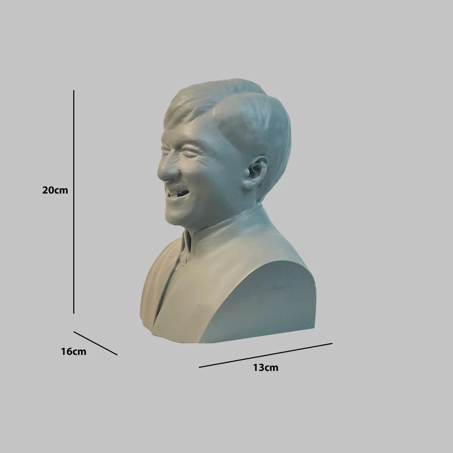 Jackie Chan Iconic Bust | Matte Grey Portrait Collectible | Archadia