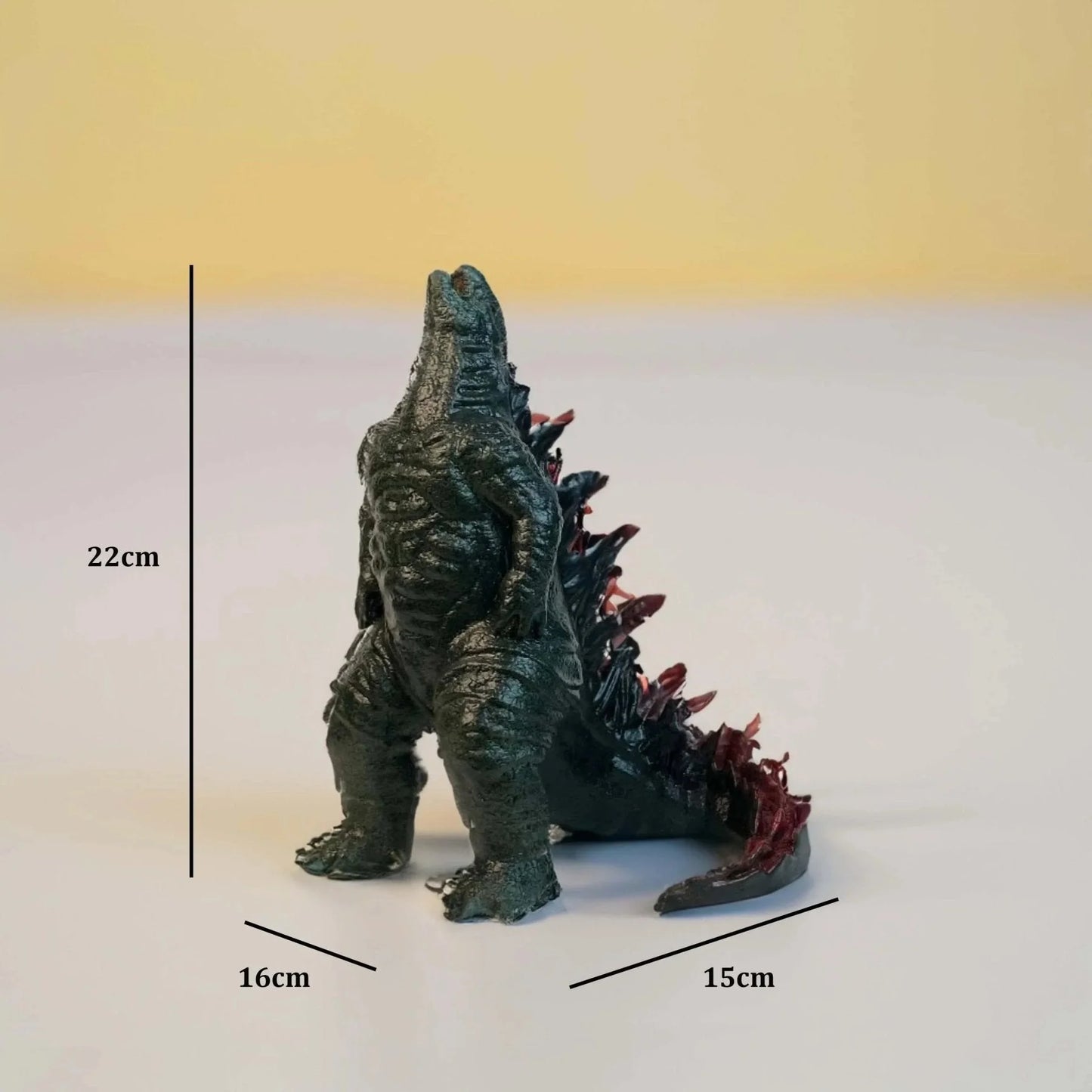 Shin Godzilla Full Scale Sculpture Dark Charcoal Red Spines | Archadia