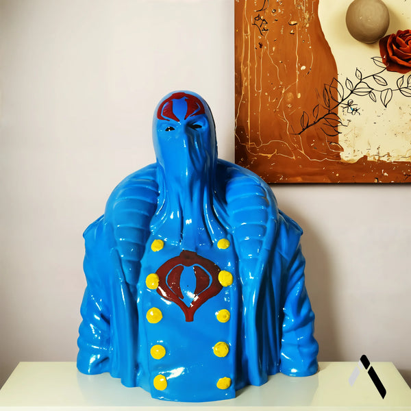 GI Joe Cobra Commander Bust | Cobalt Blue Gloss | Pop Culture Collectible India