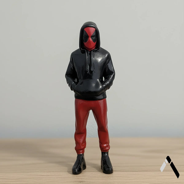 Deadpool Hoodie Incognito Figurine | Matte Black & Red | Marvel Collectible India