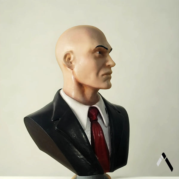 Hitman Agent 47 Bust Sculpture Hand-Painted — Gaming Pop Culture Collectible India | Archadia Decors