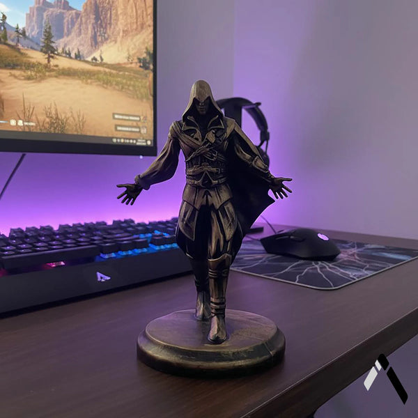 Assassin's Creed Figurine | Dark Bronze Finish | Gaming Pop Culture Collectible