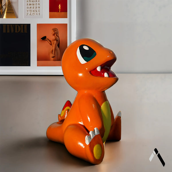 Charmander Figurine | Glossy Orange Finish | Pokemon Collectible India