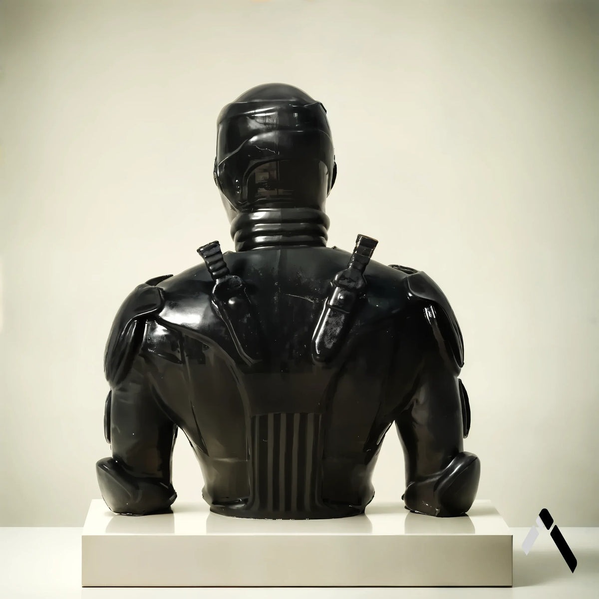 Black Noir The Boys Bust Sculpture Jet Black Glossy Armor | Archadia