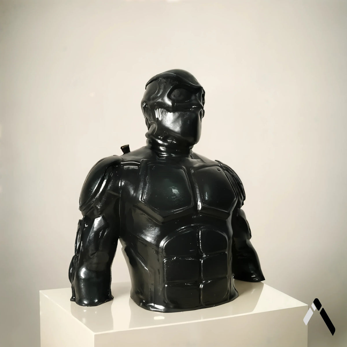 Black Noir The Boys Bust Sculpture Jet Black Glossy Armor | Archadia