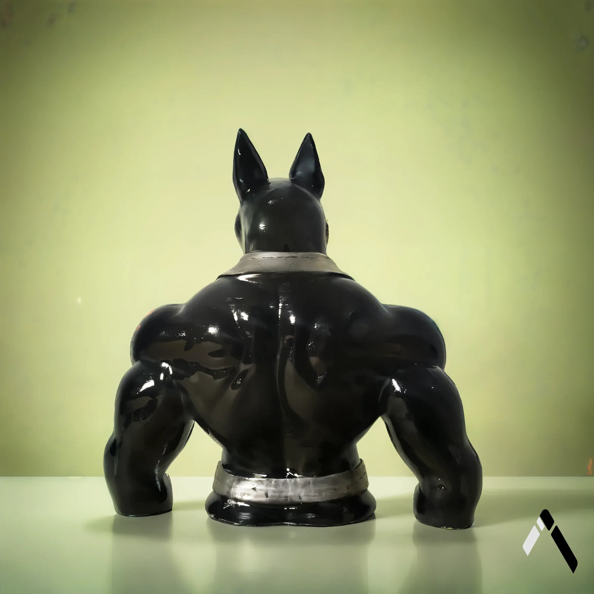 Egyptian Warrior Anubis Dog Bust | Gloss Jet Black | Mythology Collectible India