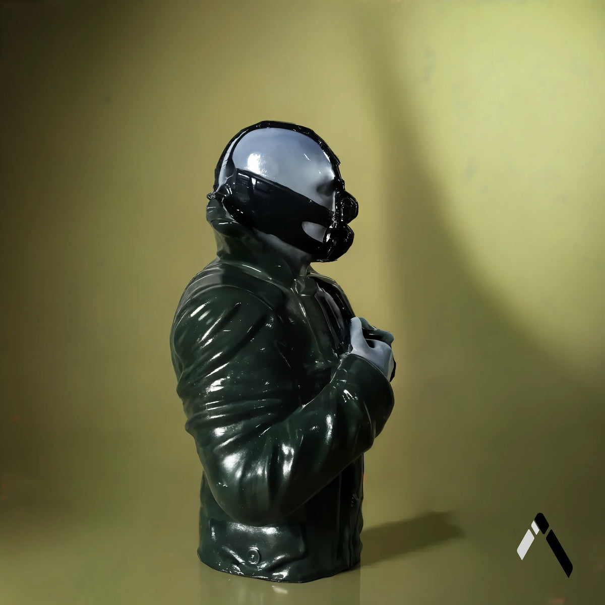 Bane Bust Sculpture | Gloss Green Finish | DC Dark Knight Rises Collectible India
