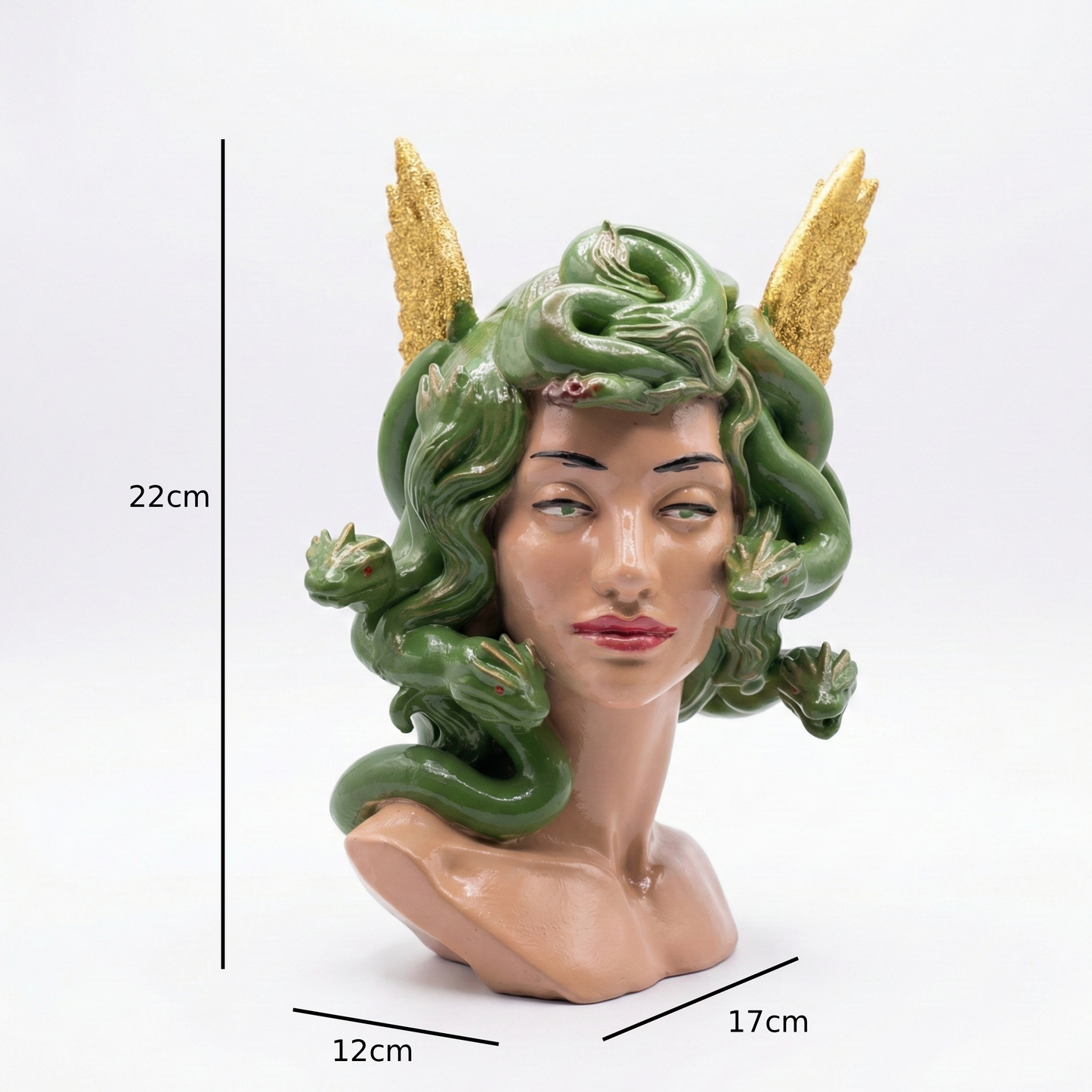 Medusa Bust Sculpture