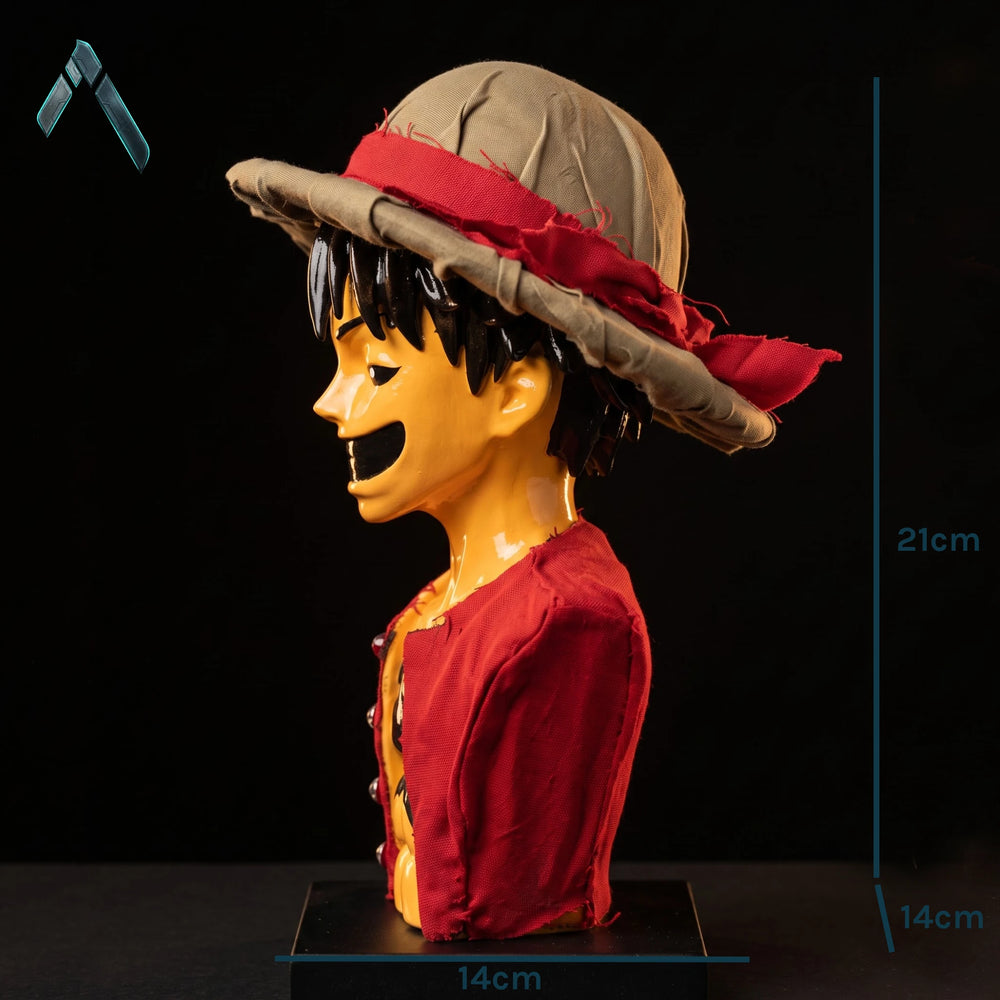 Monkey D. Luffy Bust Sculpture | Hand-Painted | One Piece Anime Collectible India