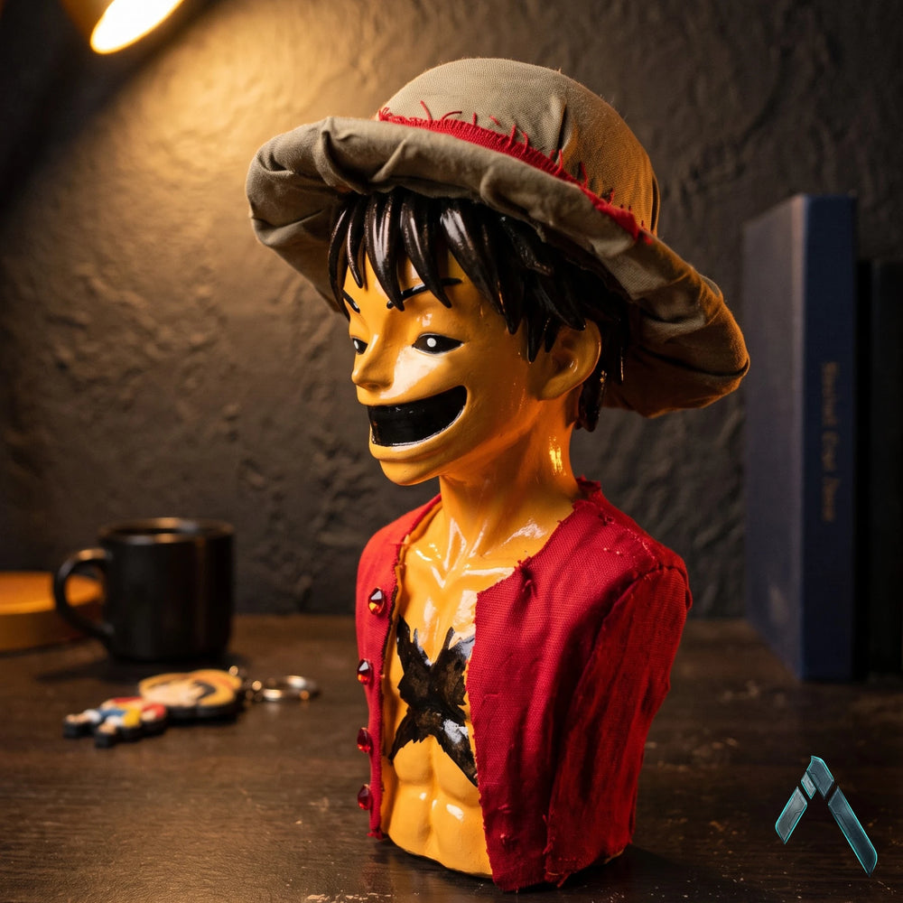 Monkey D. Luffy Bust Sculpture | Hand-Painted | One Piece Anime Collectible India