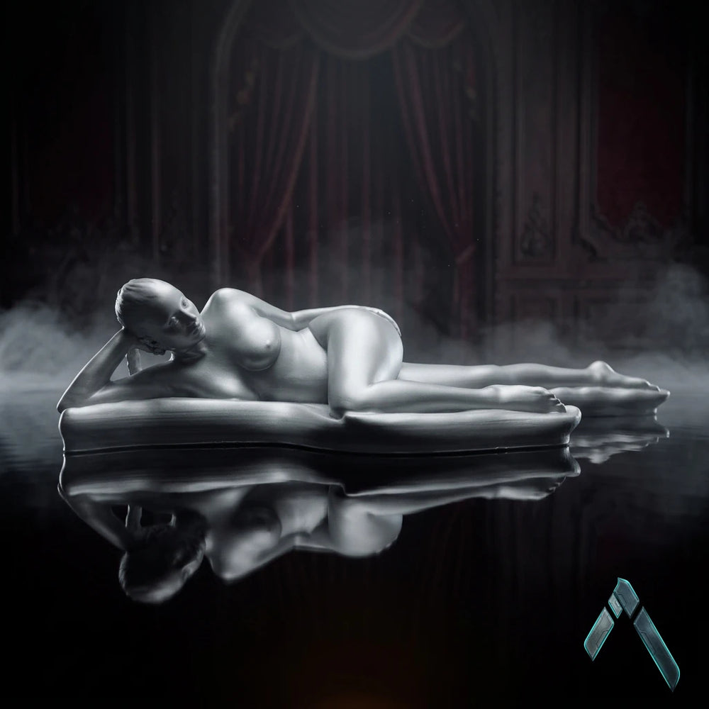 Reclining Female Figure Sculpture | Premium Matte Resin | Collector-Grade Art Piece