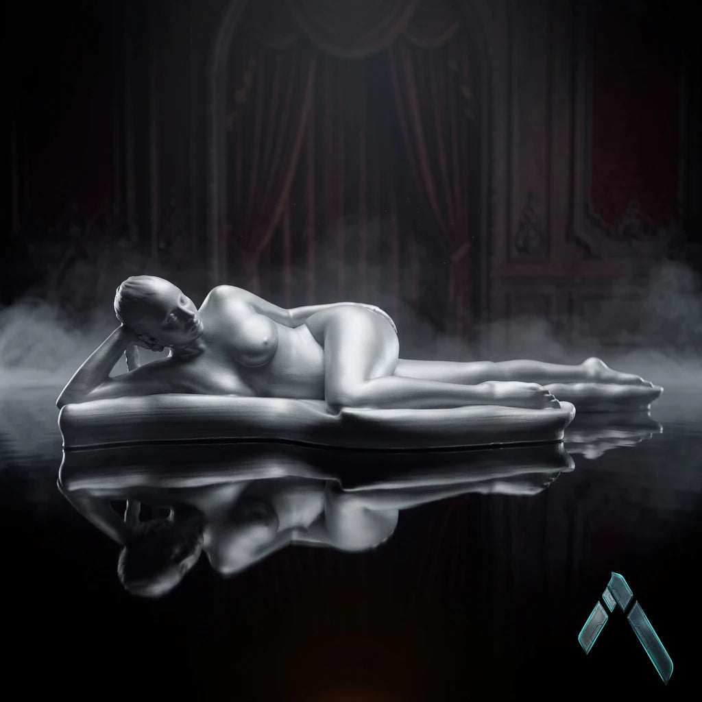Reclining Female Figure Sculpture | Premium Matte Resin | Collector-Grade Art Piece