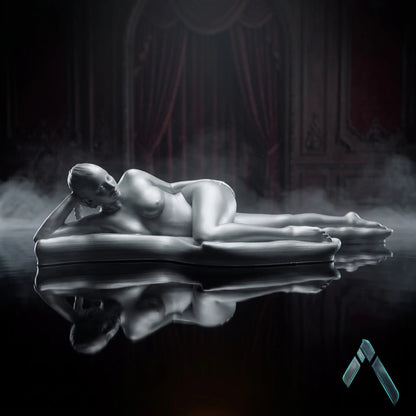 Reclining Female Figure Sculpture | Premium Matte Resin | Collector-Grade Art Piece
