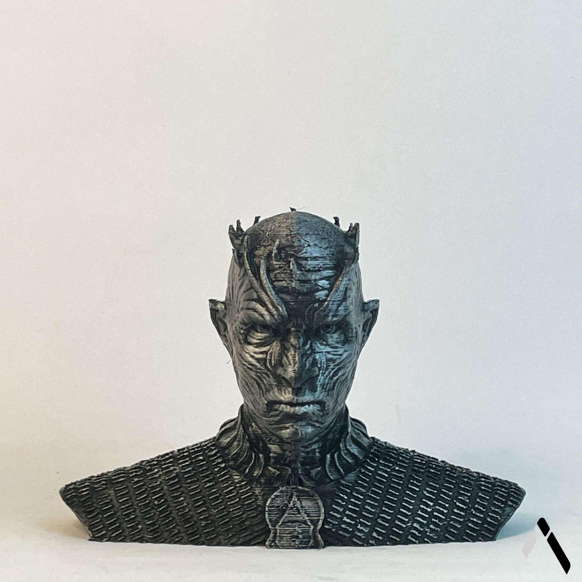 Night King Bust Sculpture Dark Matte Charcoal Game of Thrones — Collectible India | Archadia Decors