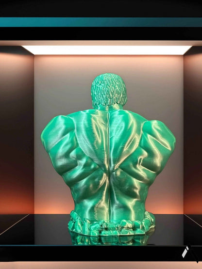 Hulk Classic Bust | Glossy Green Marvel Collector Sculpture | Archadia