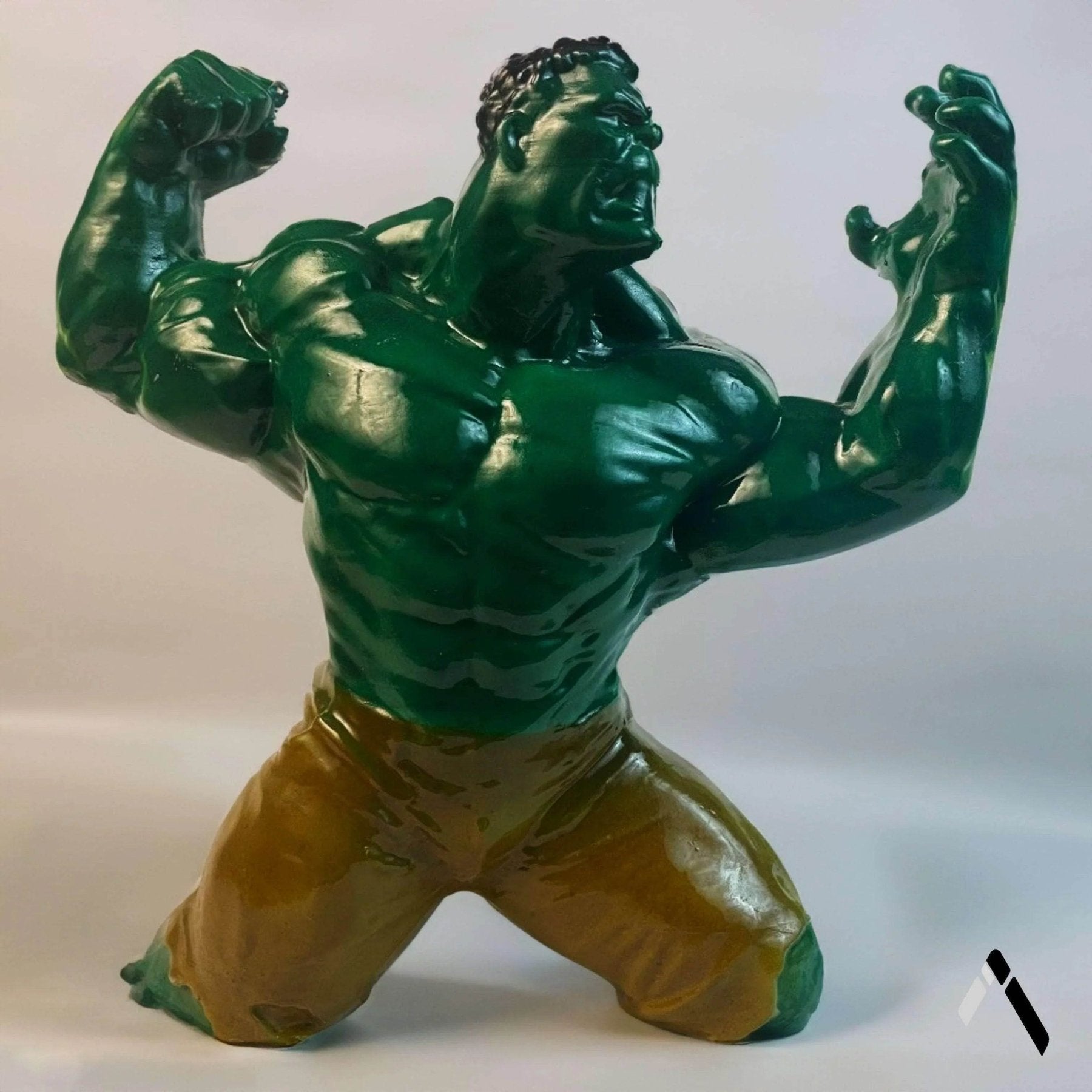 Hulk Full Figure Roar Statue Classic Double Bicep Pose — Marvel Collectible India | Archadia Decors
