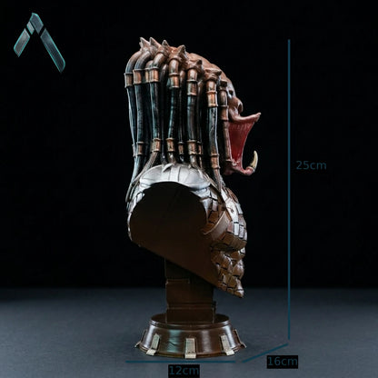 Predator Bust Sculpture | Hand-Painted Resin | Sci-Fi Horror Collectible India