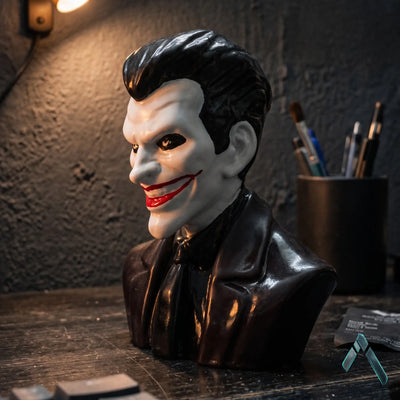 Joker Heath Ledger Bust | Dark Knight White Face Collector | Archadia