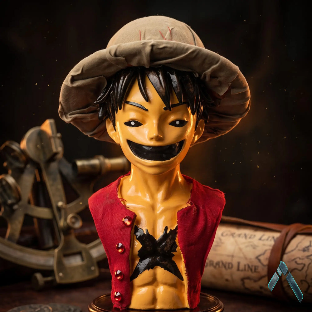 Monkey D. Luffy Bust Sculpture | Hand-Painted | One Piece Anime Collectible India