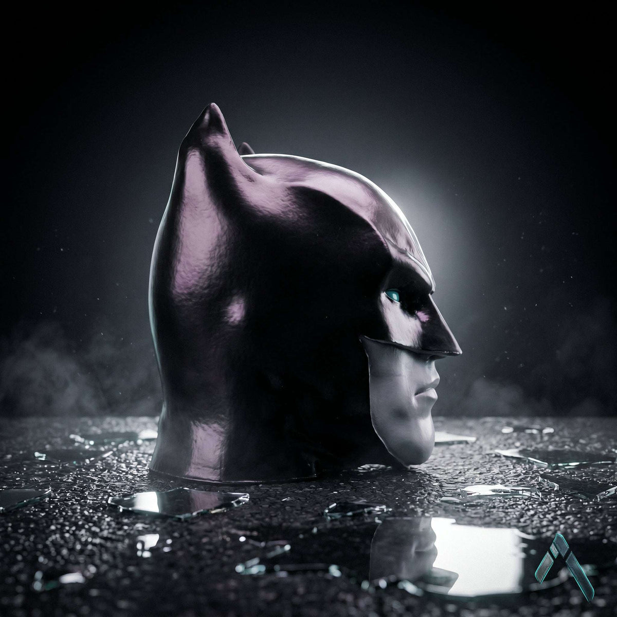 Batman Cowl Headphone Stand | Premium Gloss Resin | DC Pop Culture Collectible