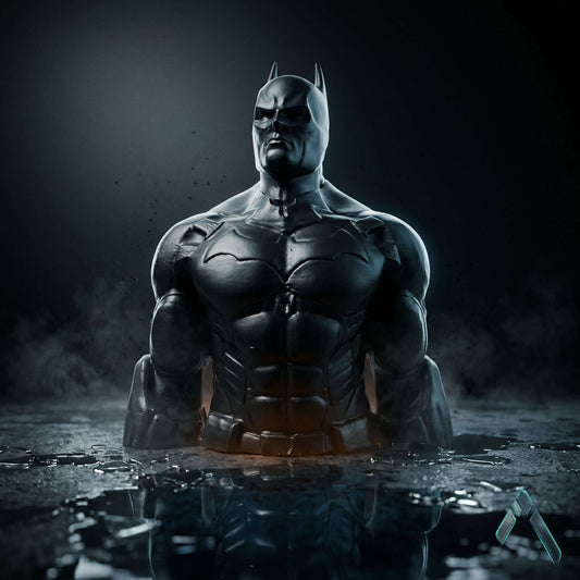 Batman Arkham Bust Sculpture Matte Black — DC Collectible India | Archadia Decors