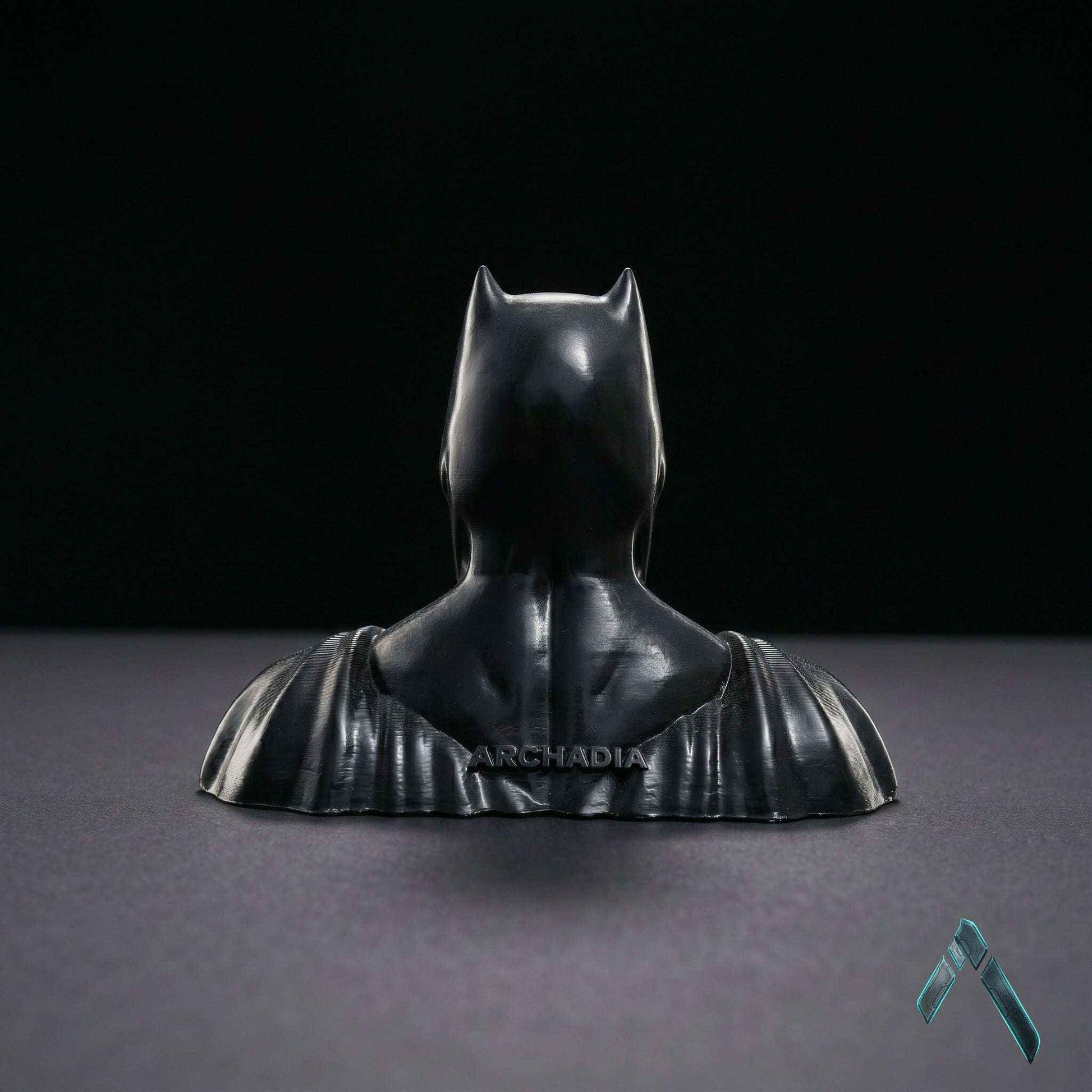 Batman Dark Knight Bust Sculpture | Premium Glossy Black | DC Collectible