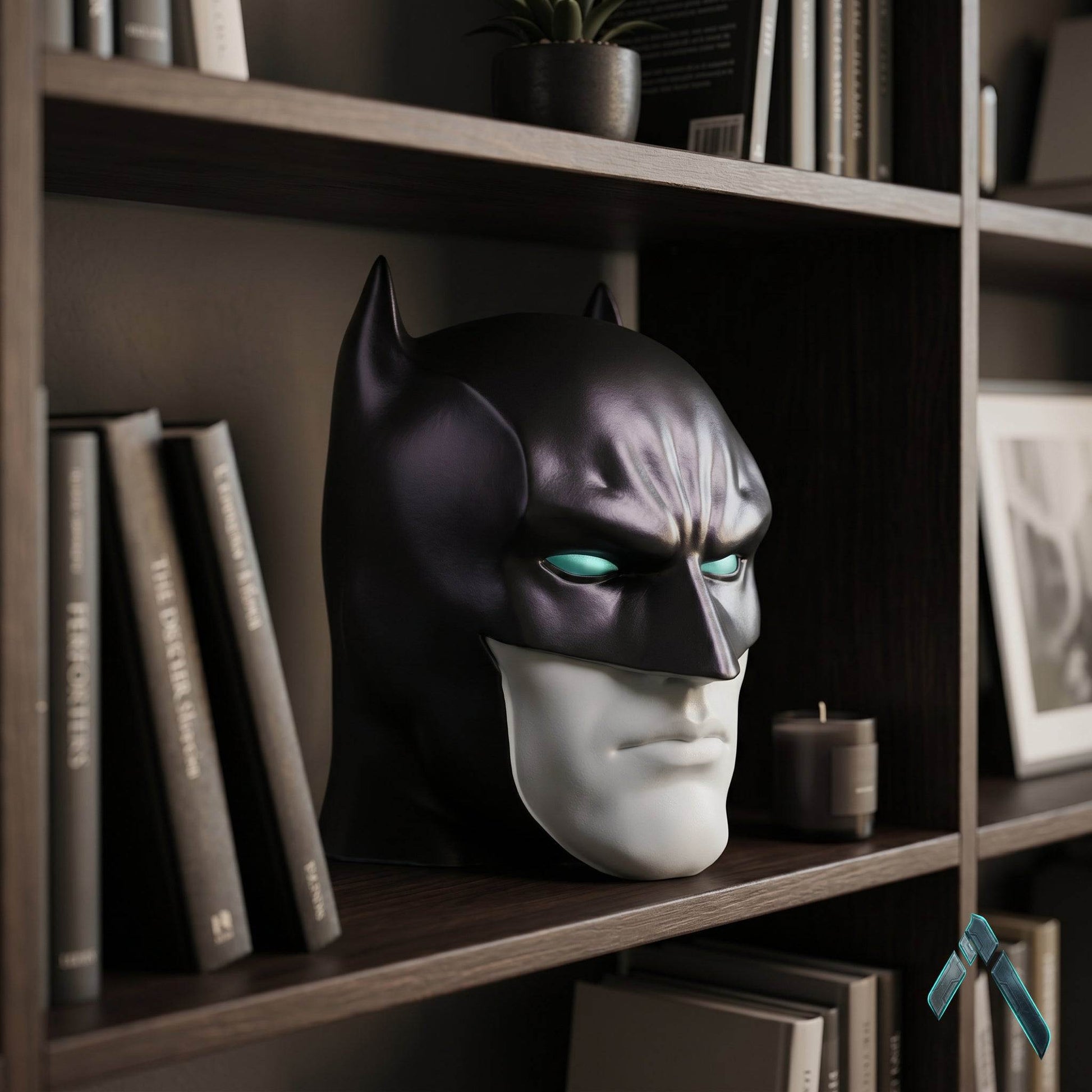 Batman Cowl Headphone Stand | Premium Gloss Resin | DC Pop Culture Collectible