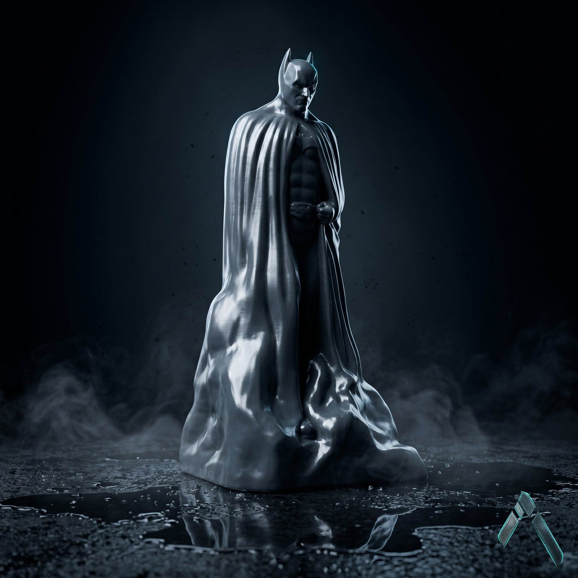 Batman Standing Figure Sculpture Matte Grey Resin — DC Collectible India | Archadia Decors