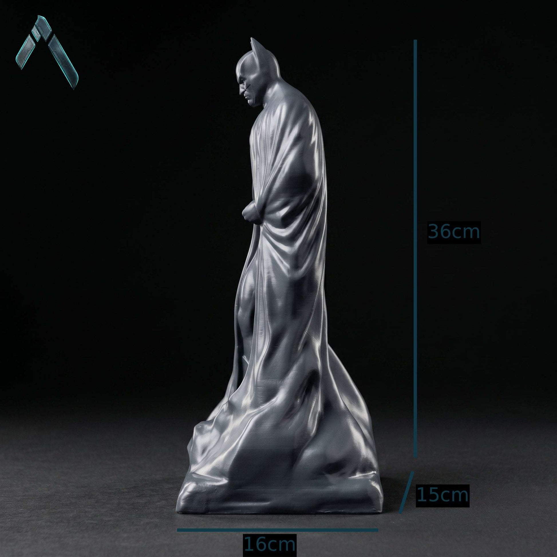 Batman Standing Figure Sculpture | Matte Grey Resin | DC Collectible India