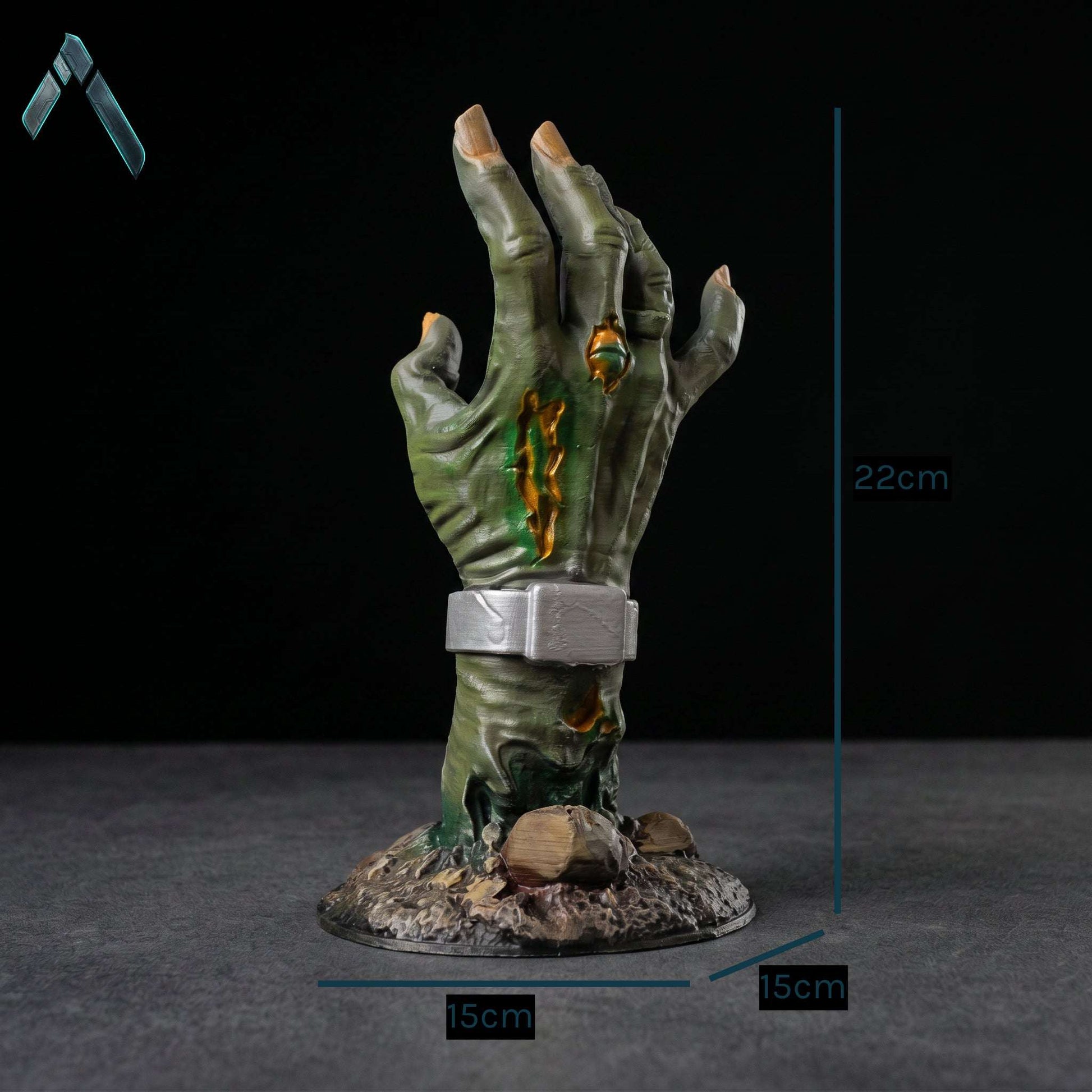 Zombie Hand Controller Holder Stand PS5 PS4 Gaming Desk Sculpture | Archadia