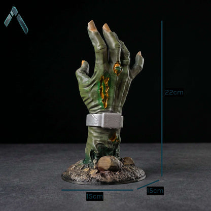Zombie Hand Controller Holder Stand PS5 PS4 Gaming Desk Sculpture | Archadia