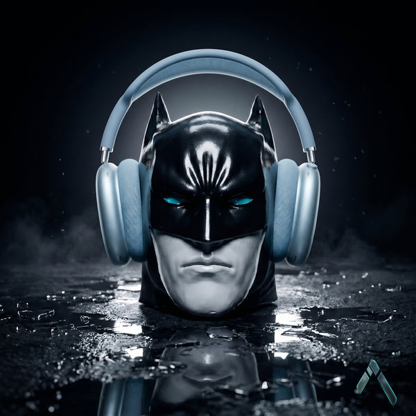 Batman Cowl Headphone Stand | Premium Gloss Resin | DC Pop Culture Collectible