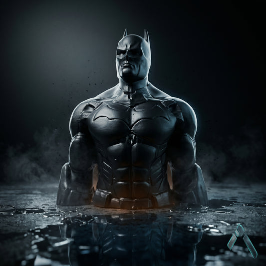 Batman Arkham Bust Sculpture | Matte Black Premium Finish | DC Collectible India