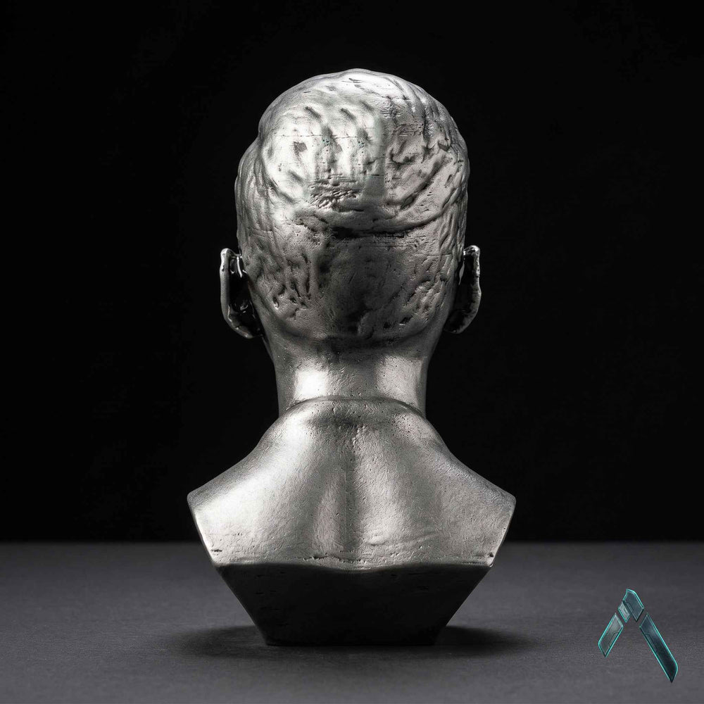 Messi Portrait Bust | Matte White Resin Football Legend | Archadia