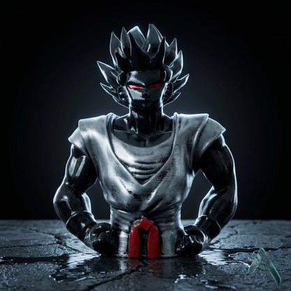 Goku Black Dragon Ball Z Bust | Dark Metallic Finish | Anime Collectible India
