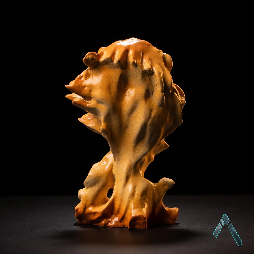 Lion King Bronze Sculpture | Dramatic Maned Statement Piece | Archadia