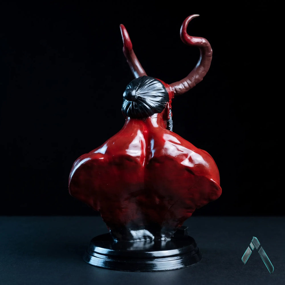 Hellboy Bust Sculpture | Hand-Painted Red Gloss | Dark Horse Comics Collectible India