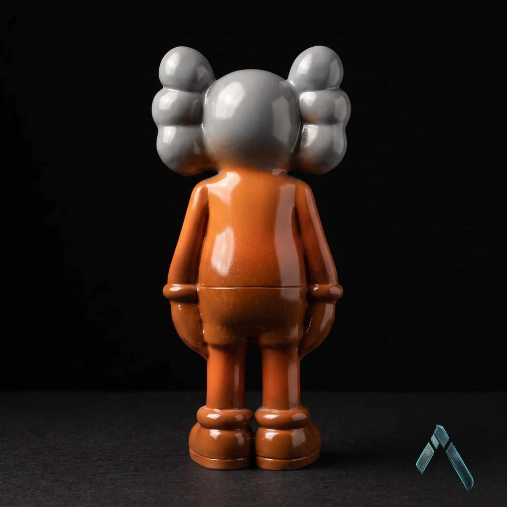 KAWS Companion Standing Figure | Gloss Black Street Art Collectible | Archadia