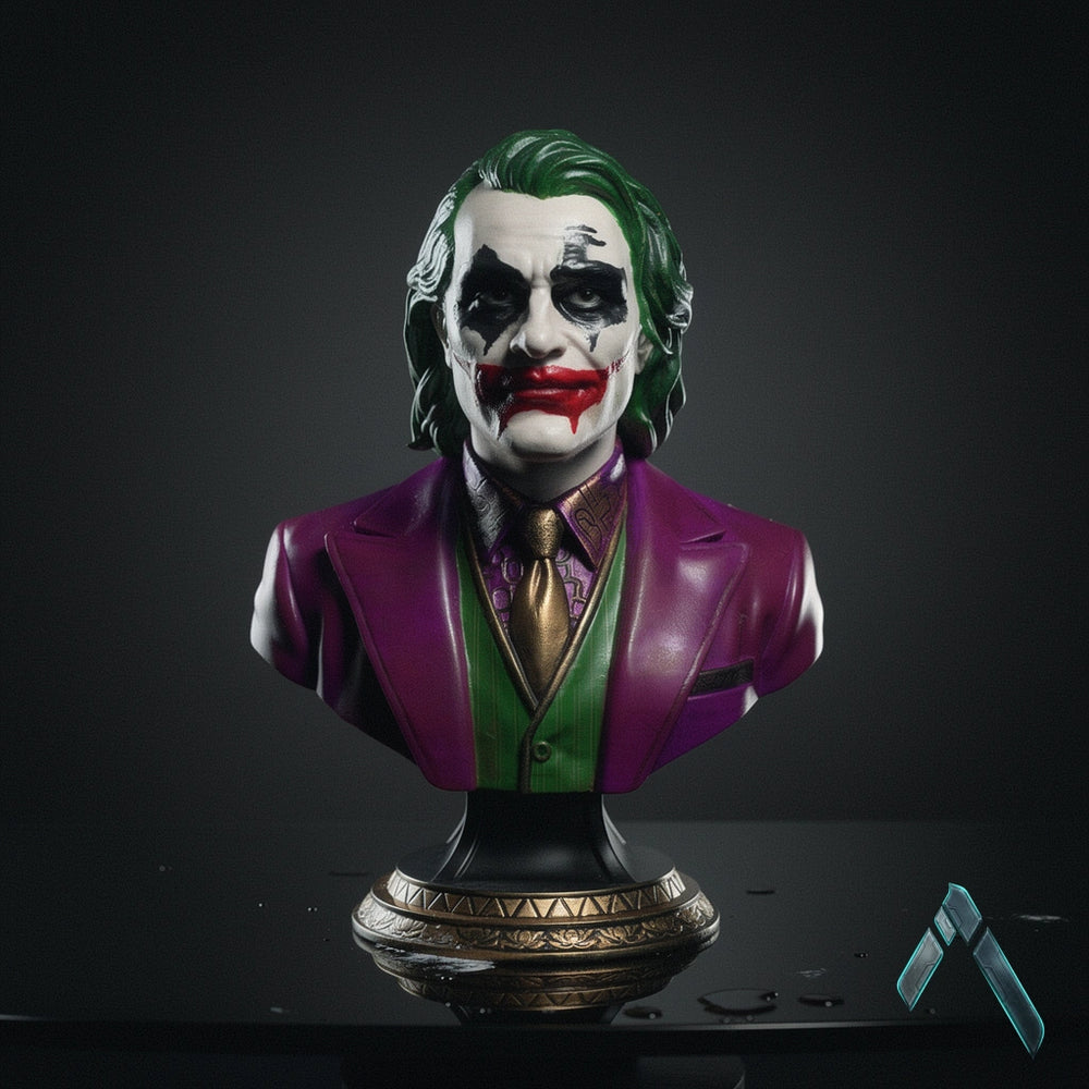 Joker Bust Sculpture | Hand-Painted Multi-Tone | DC Batman Villain Collectible India
