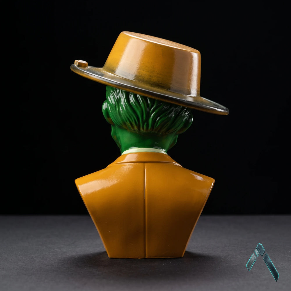 The Mask Bust Sculpture | Green & Gold Hand-Painted | Jim Carrey Pop Culture Collectible India