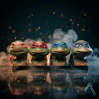 TMNT Teenage Mutant Ninja Turtles Head Bust Set | All 4 Turtles | 90s Pop Culture Collectible India